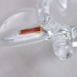 Empty crystal pear pocket ashtray