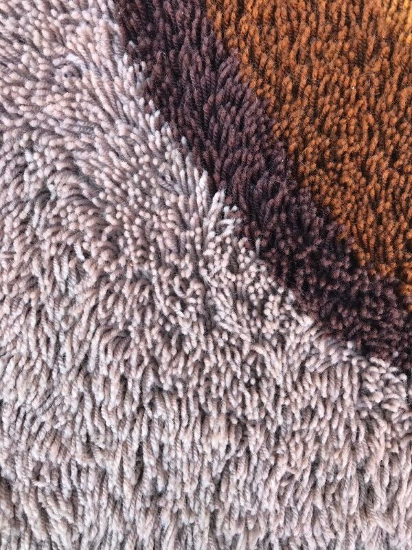 Carpet vintage years 60-70 mechanics 150 X 215 CM
