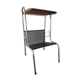 Vintage magazine rack side table