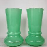Pair of opaline vases