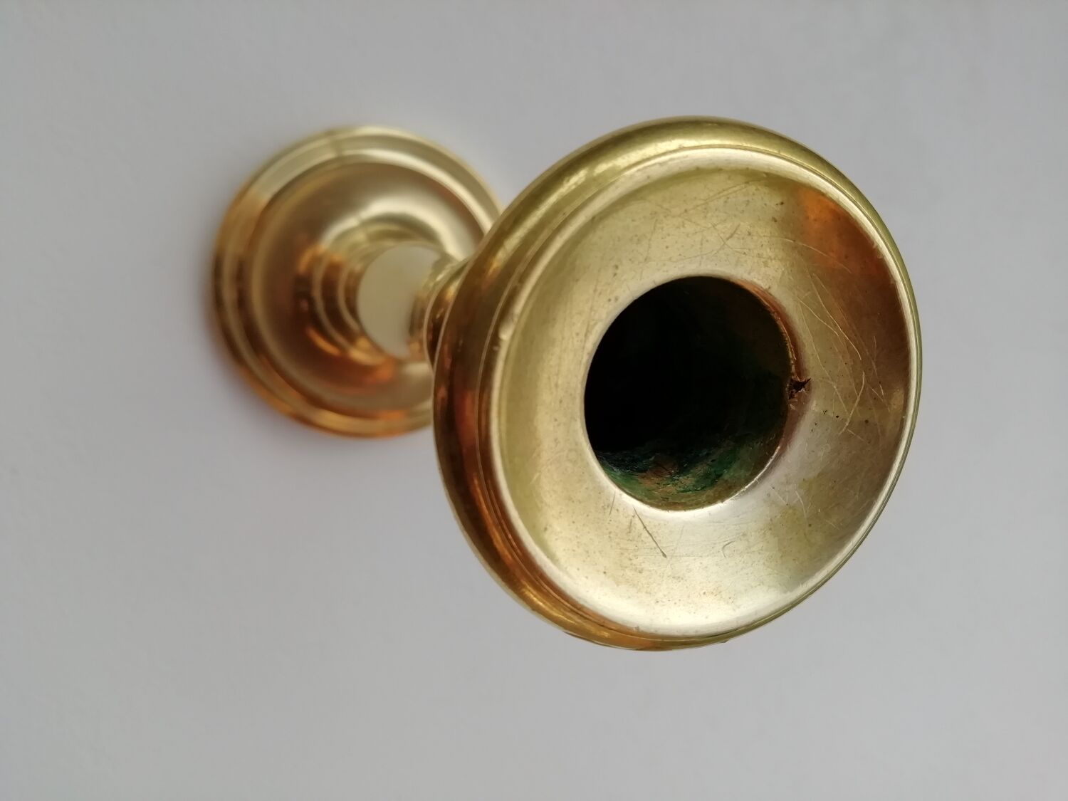 Brass candle holder