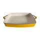 Yellow enamelled Dansk baking dish