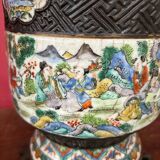 A Chinese famille rose porcelain vase called 'from Nanking' 19th century 55cm