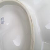 White Gien earthenware oyster dish