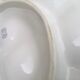 White Gien earthenware oyster dish