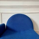 Vintage 70s wool fireside chair