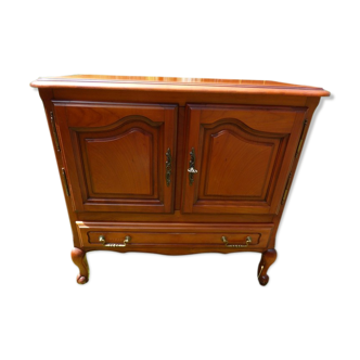 Louis XV style bar furniture in solid cherry wood