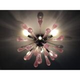 Murano glass flush mount