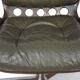 Stoll Giroflex 7112 Space Age leather office chair by Martin Stoll, 1970