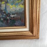Oil painting on canvas Russian school dimensions: height -64cm - width -67