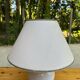 Vintage table lamp in crackled ceramic Rosagaso Spain 1990