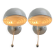Pair Scandinavian wall sconces by Knud Christensen for ABO Randers, Denmark 1960s-1970s