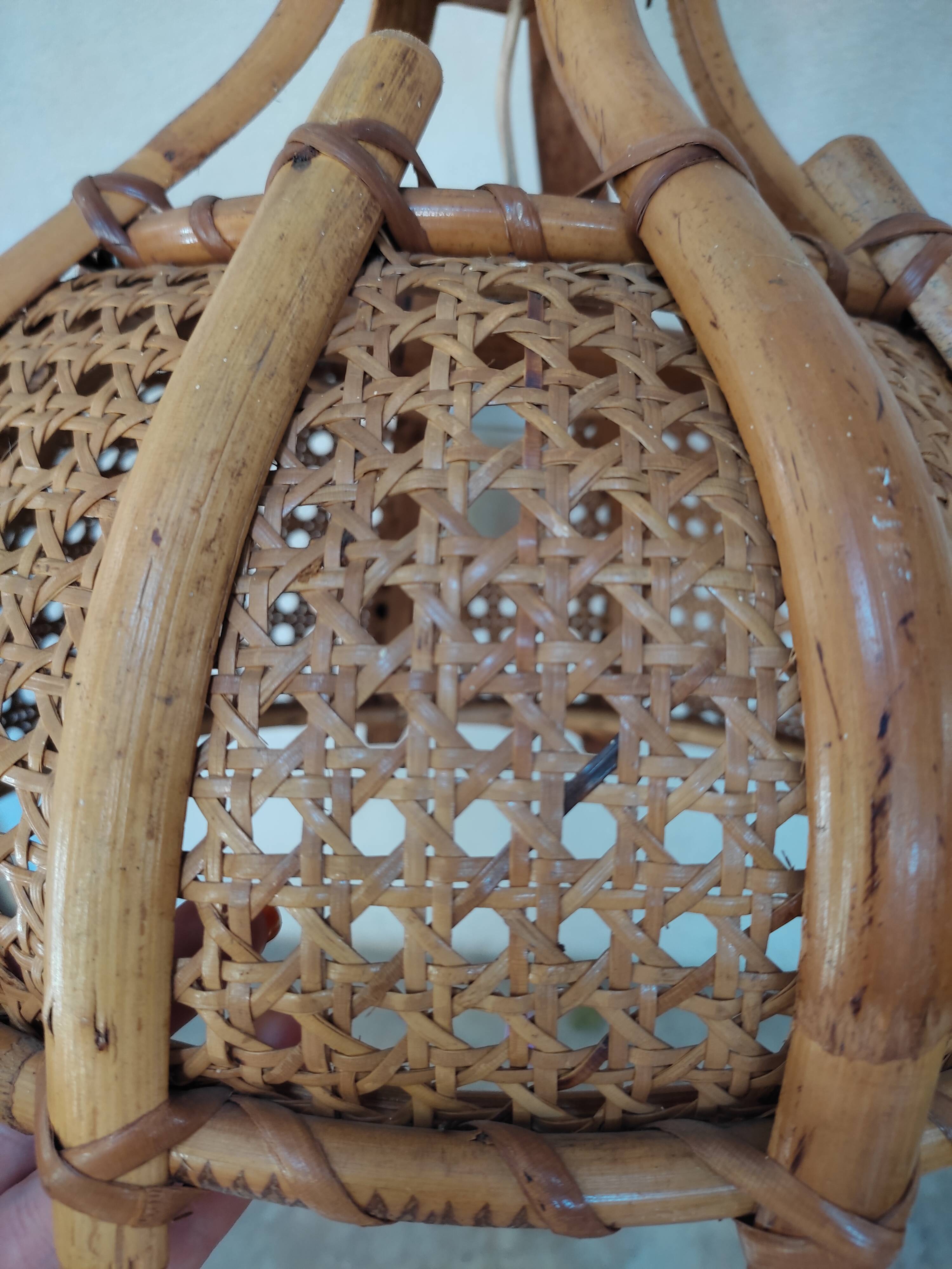 Rattan and cane suspension