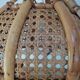 Suspension en rotin et cannage