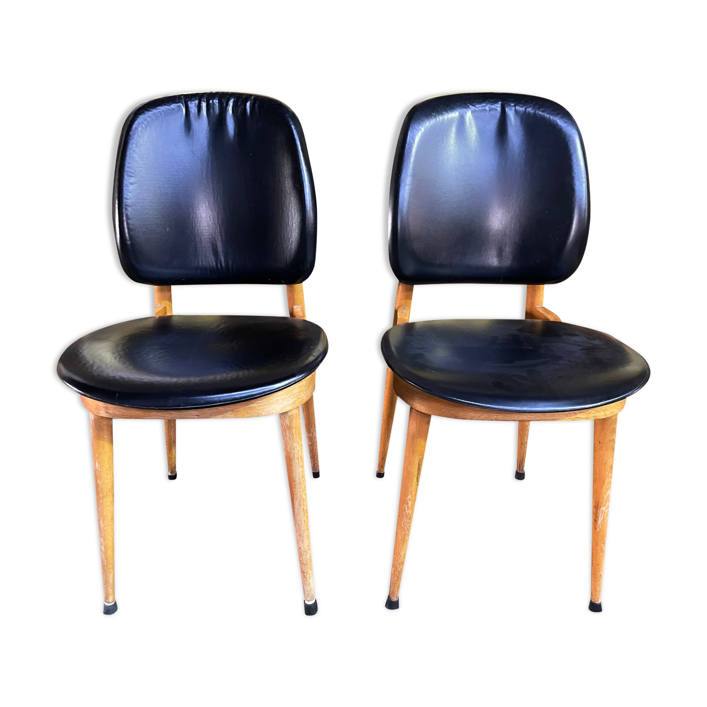 Pair of baumann chairs model pegasus