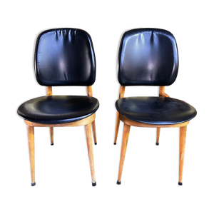 Paire de chaises baumann