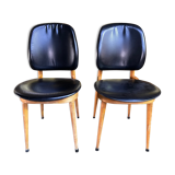 Pair of baumann chairs model pegasus