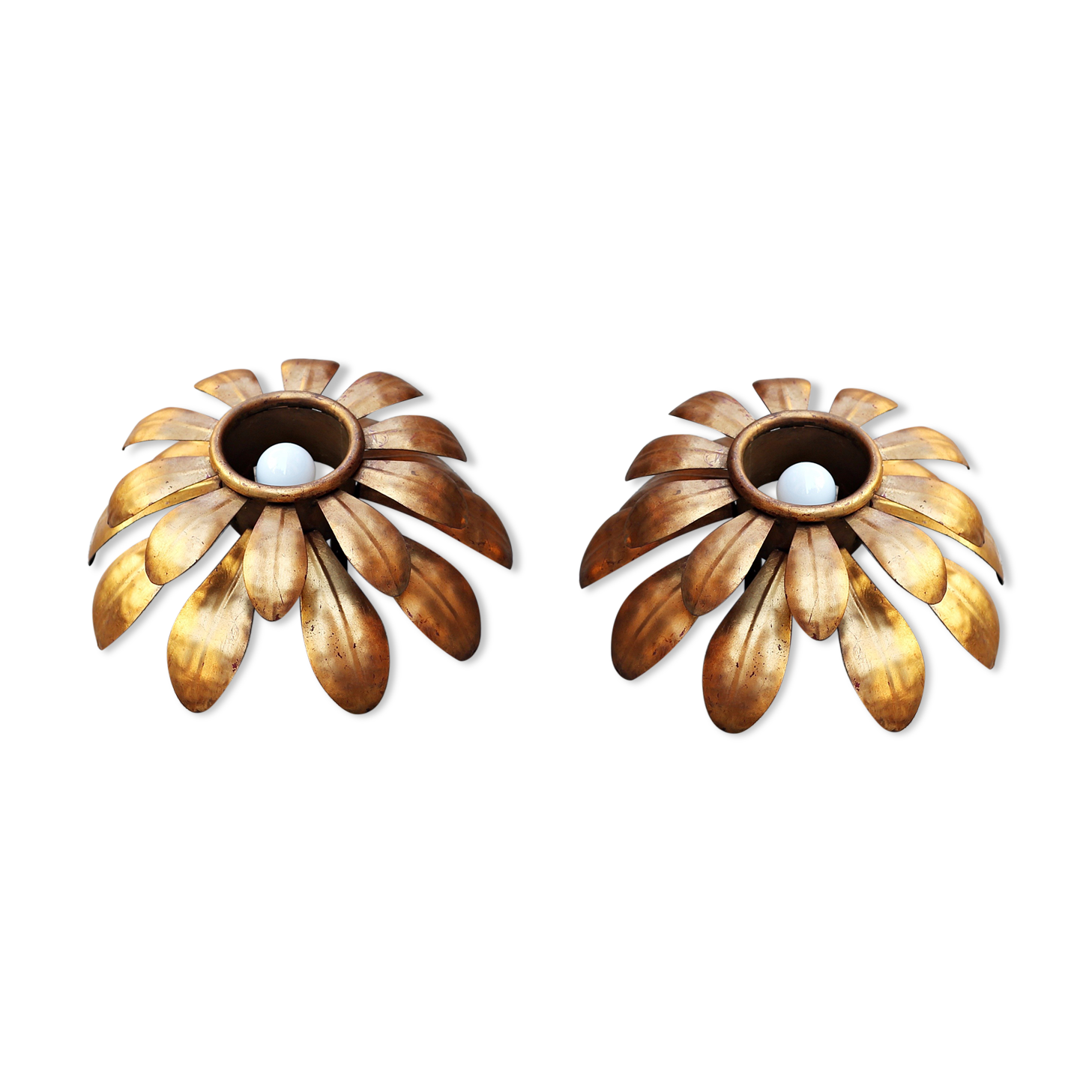 Paire d’appliques Ferro-Art