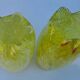 Pair of blown glass vases Clichy Legras