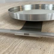 Circular mirror by Pierre Vandel France 70s 47x44cm