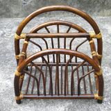 Rattan vinyl holders