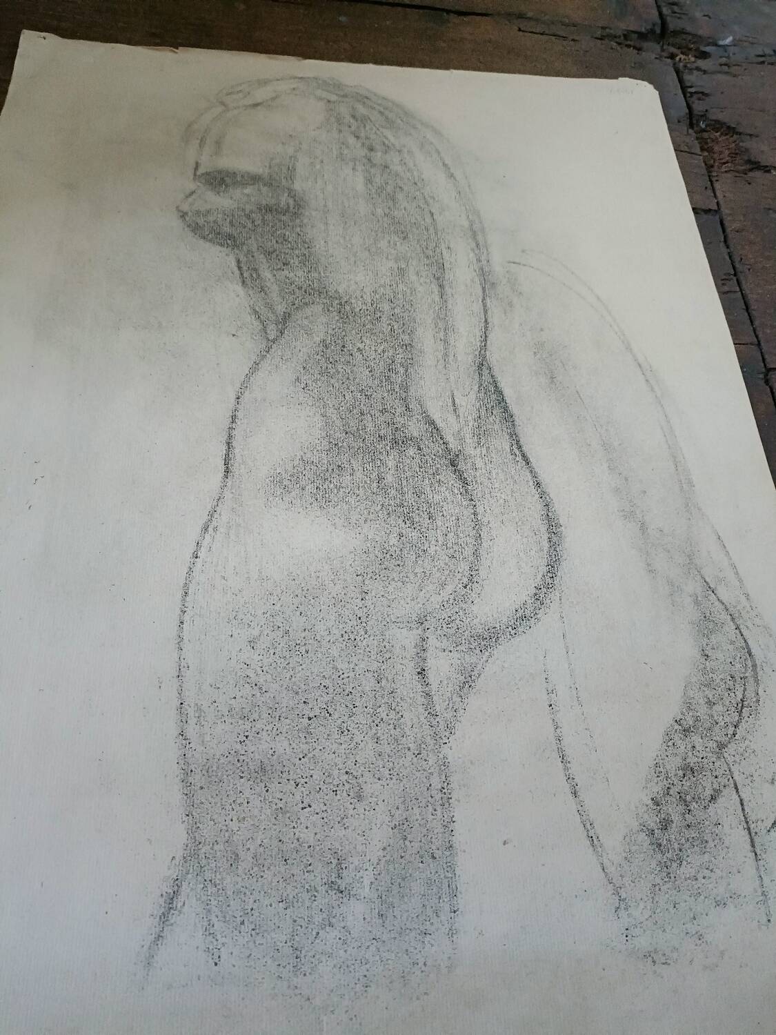 Study, drawing, nude