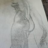 Study, drawing, nude