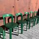 6 Bruno Rey Kush & coVerte Stackable Chairs Circa 1970