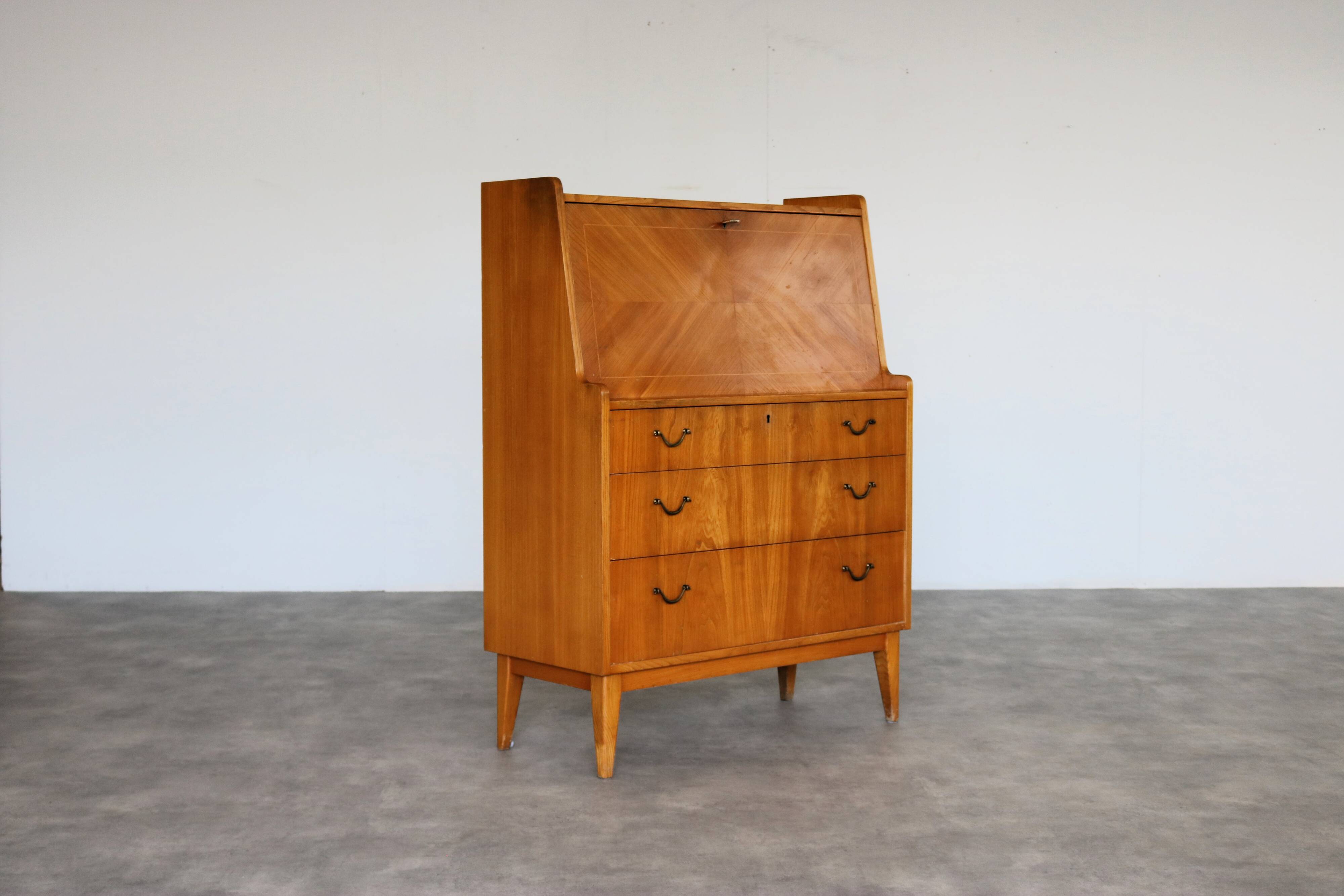 vintage secretary | desk | cupboard | Swedish