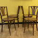 Lot of 4 bistro chairs Thonet