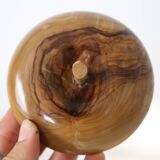 Wooden box, artisanal turning