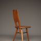 Italian oak accent chair, 1950s