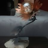 Flower lamp, Maison Jansen style, 1970s