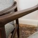 Mid-century high back armchairs by Edmund Homa, GFM, Poland, 1960s, set of
