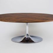 Mid-Century Dining Table in Walnut and Chrome by Kovona, Czech, 1960s