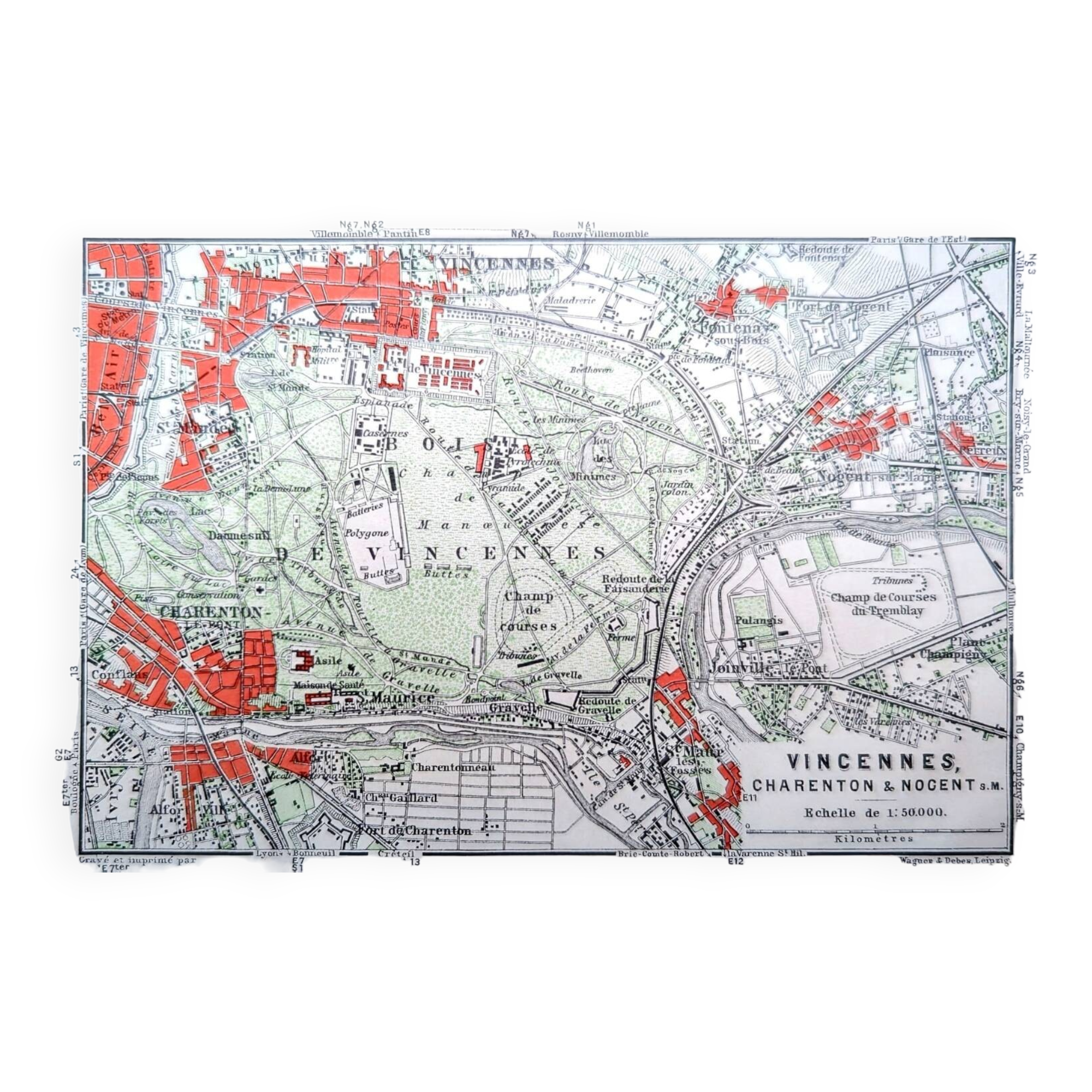 1914, the Bois de Vincennes