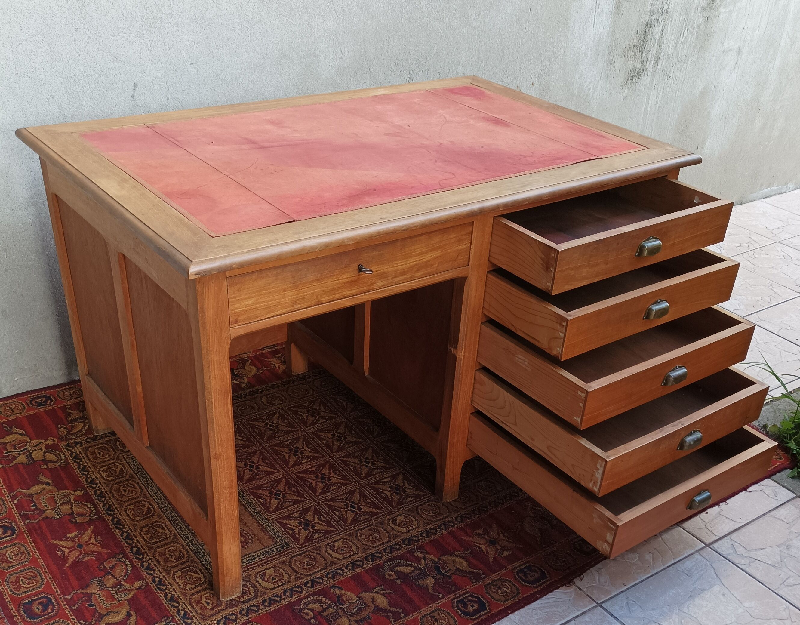 Vintage beech desk