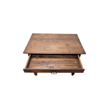 French Louis XIII style oak table with drawer, early 1700s