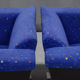 Paire de fauteuils velours, 1970