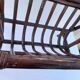 Vintage rattan magazine holder