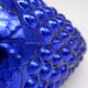 Suspension mercure bleu cobalt grappe de raisins en forme de fruits kugel à suspendre
