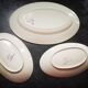 Lot oval serving dishes Badonviller model/series Carthage
