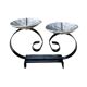 Candlestick for two candles in the mid-century modern style, Belgium, 1960s.