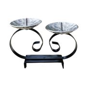 Candlestick for two candles in the mid-century modern style, Belgium, 1960s.