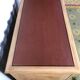 Art Deco administrative desk with walnut solid wood panels, restored.