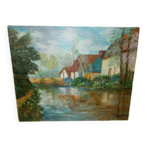 Tableau huile sur toile