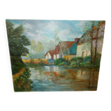 Oil painting on canvas