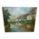 Tableau huile sur toile