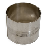 Rond de Serviette en Métal Argenté
