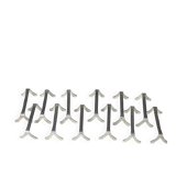 Ercuis - Set of 12 silver-plated knife rests in Art Deco style